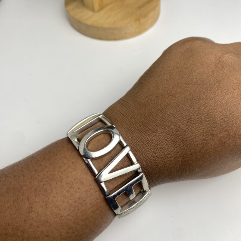 Love silver bracelet