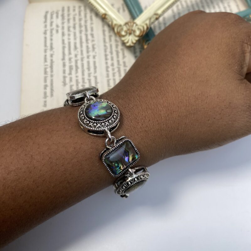 Moonstone silver bracelet